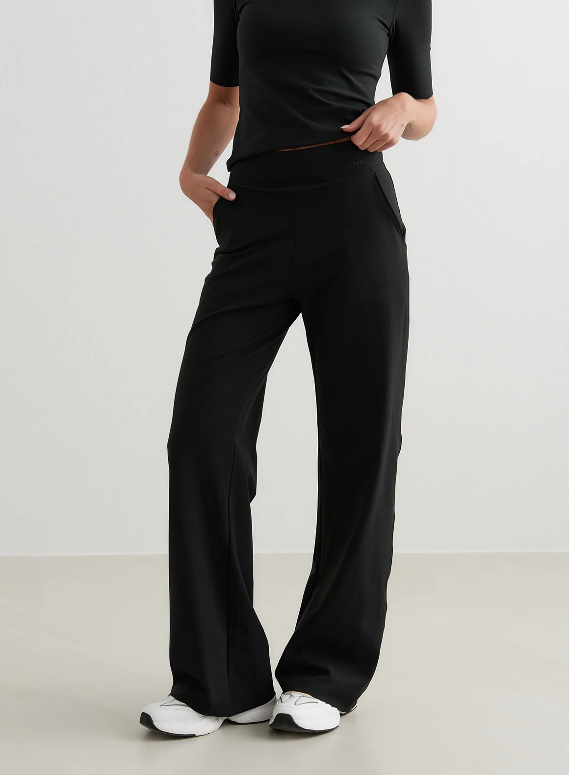 Black Sense Wide Pants - Image 62