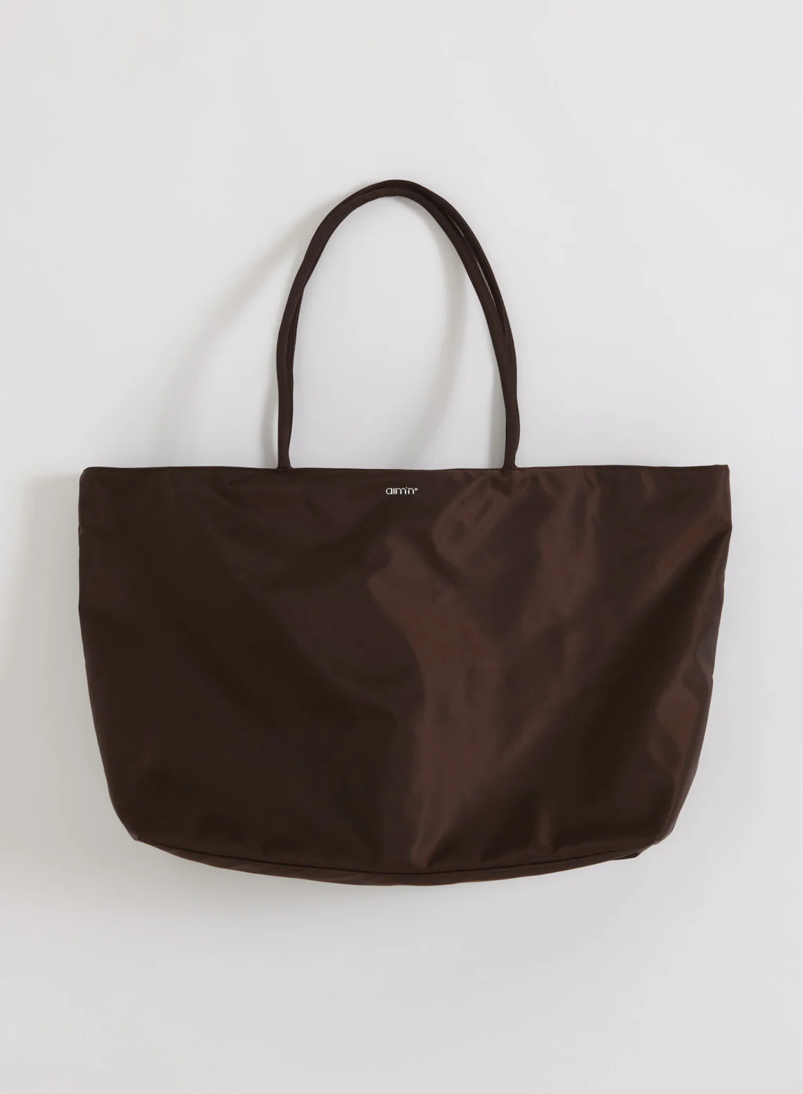Chocolate Nylon Weekend Bag - Image 8