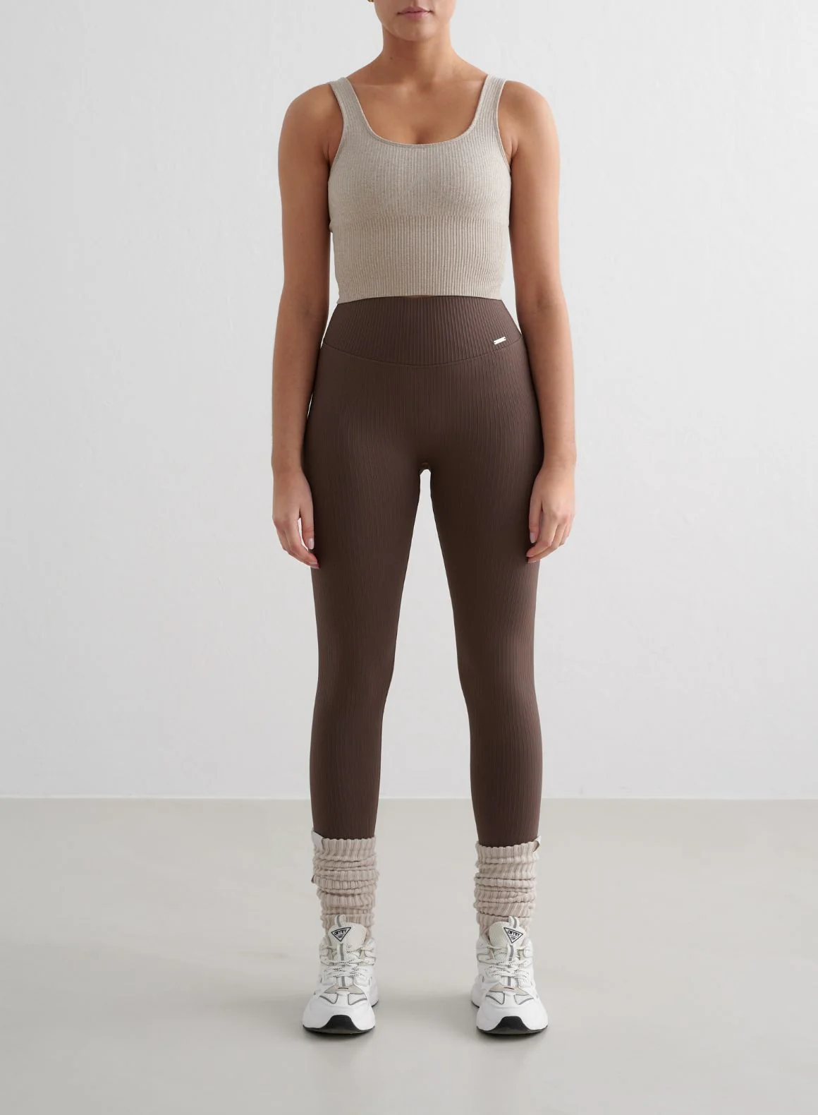 Macchiato Ribbed Seamless Tights - Image 2