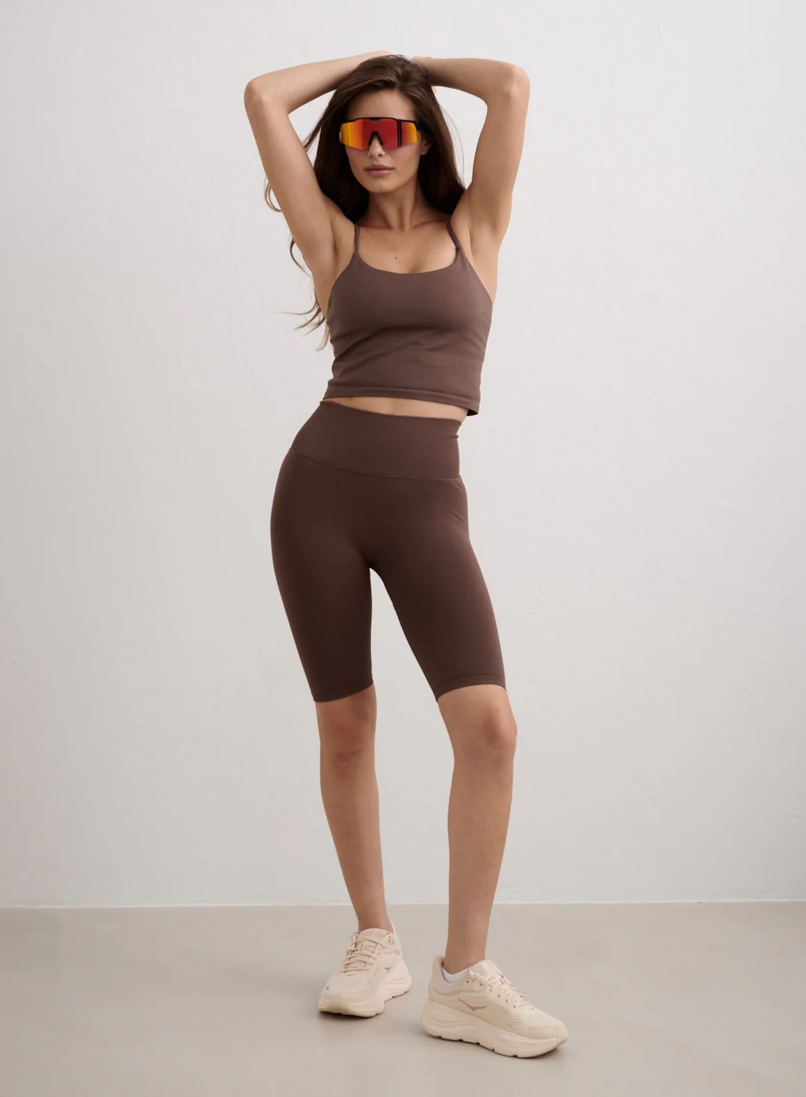 Macchiato Shape Seamless Biker Shorts