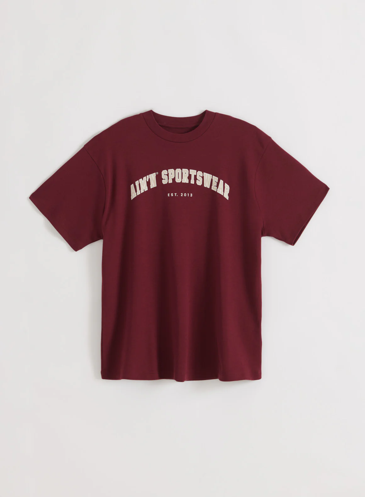 Merlot Varsity Boyfriend T-shirt - Image 6